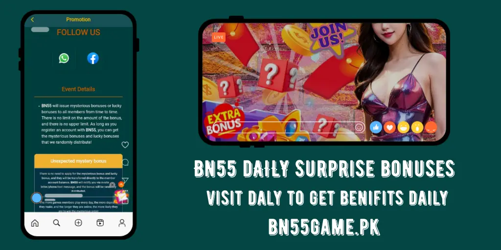 bn55 daily surprise bonuses