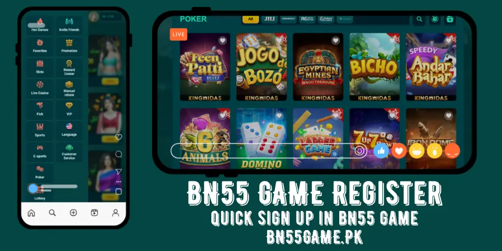 How to Register in BN55 Game