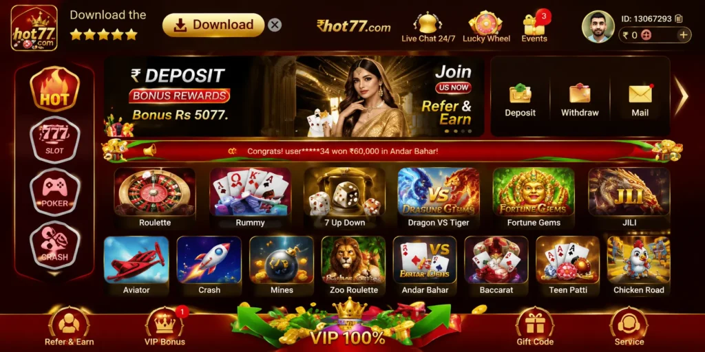 Hot77 Game